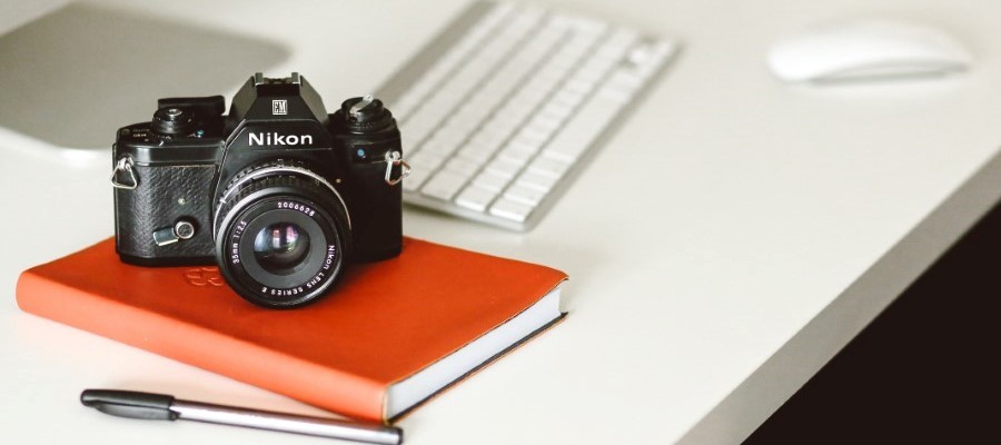 camera on desk