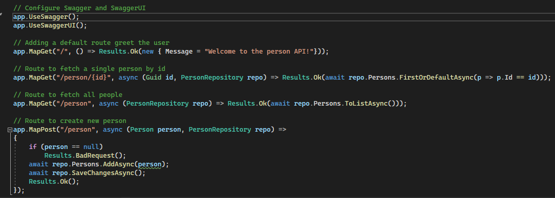 web api azure endpoint mapping screenshot